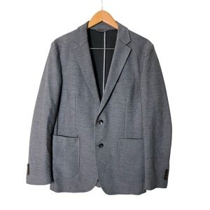 RODD & GUNN Sports Fit Mens Gray Knit Two Button Blazer Jacket Woven M